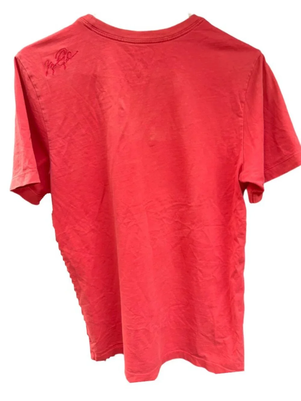 Jordan Flight Essentials Pocket T-Shirt Small Red Cotton Men's